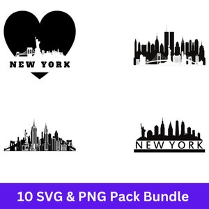 New York SVG, NYC PNG, Instant Download