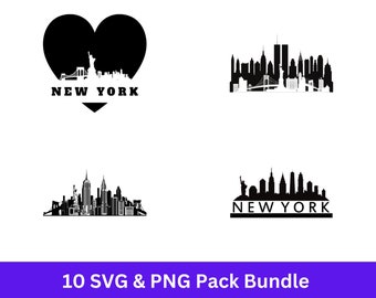 New York SVG, NYC PNG, Instant Download