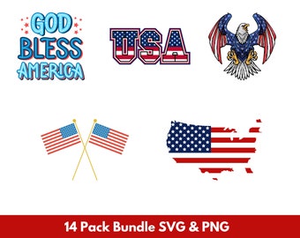 USA Map SVG, USA Flag Printable, Instant Download