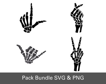 Skeleton Hand SVG, Skeleton PNG, Printable