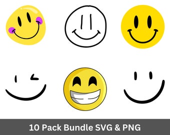 Smile SVG, Smile PNG, Digital Product