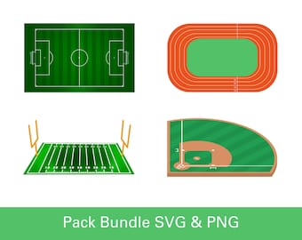 Sports Field SVG, Fields PNG, Digital Products