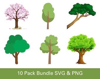 Trees SVG, Tree PNG, Digital Products