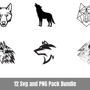 Wolf SVG, Wolves PNG, Digital Product