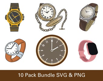 Watch PNG, Watches SVG, Printable