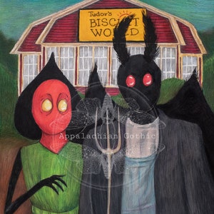 Appalachian Gothic mattierter Druck