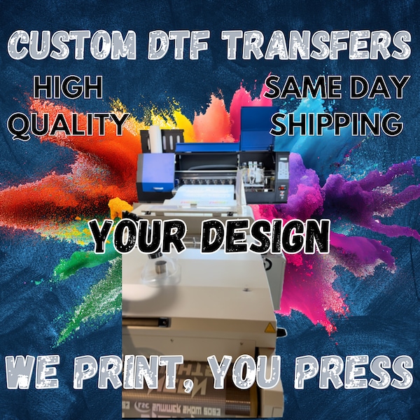 Custom DTF Transfers, DTF Transfers, Dtf Prints Ready For Press,Full Color Bulk Wholesale DTF Print For T-Shirt Heat Transfer,Dtf Gang Sheet