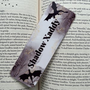 Shadow Xaddy - Book Boyfriend bookmark | Onyx Storm inspired bookmark | Fourth Wing inspired bookmark | bookish accessory | bookish gift
