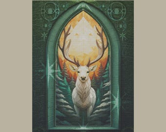 Crescent City Inspired Cross Stitch Pattern BUNDLE PDF Digital Download | Sarah J Maas City | Vibrant City Art Pattern | Bookish Art