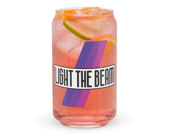 Light the Beam Can-shaped glass