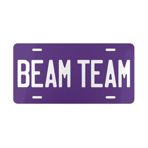 Beam Team Vanity Plate - Sacramento Basketball