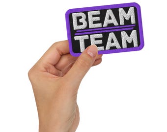 Beam Team Embroidered patches