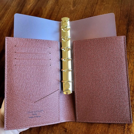A7 Slim Ring Binder Adapter for LV Passport Cover Holder, 11mm