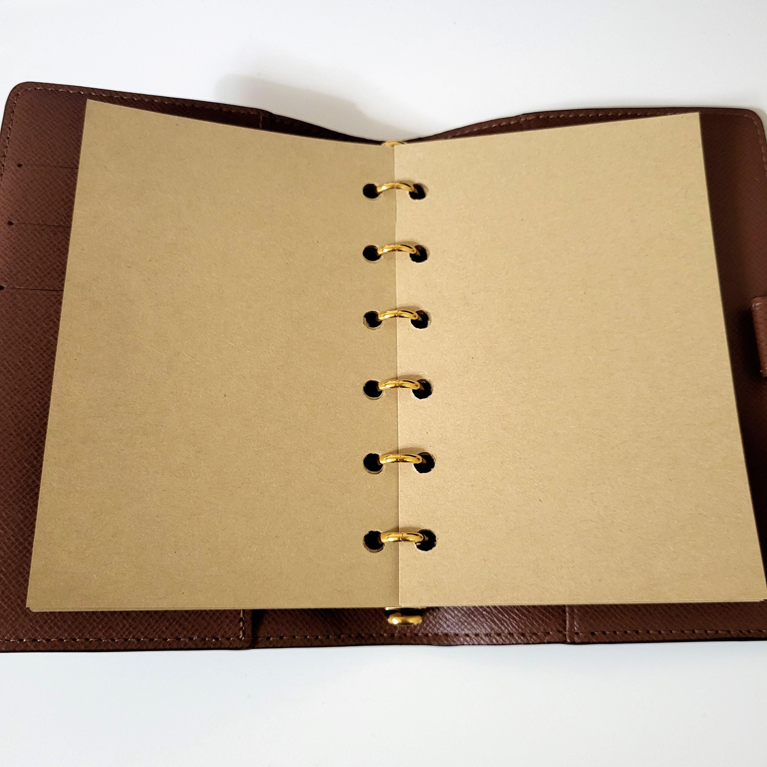 Kraft Paper Refill for Louis Vuitton PM Agenda, Pocket Size