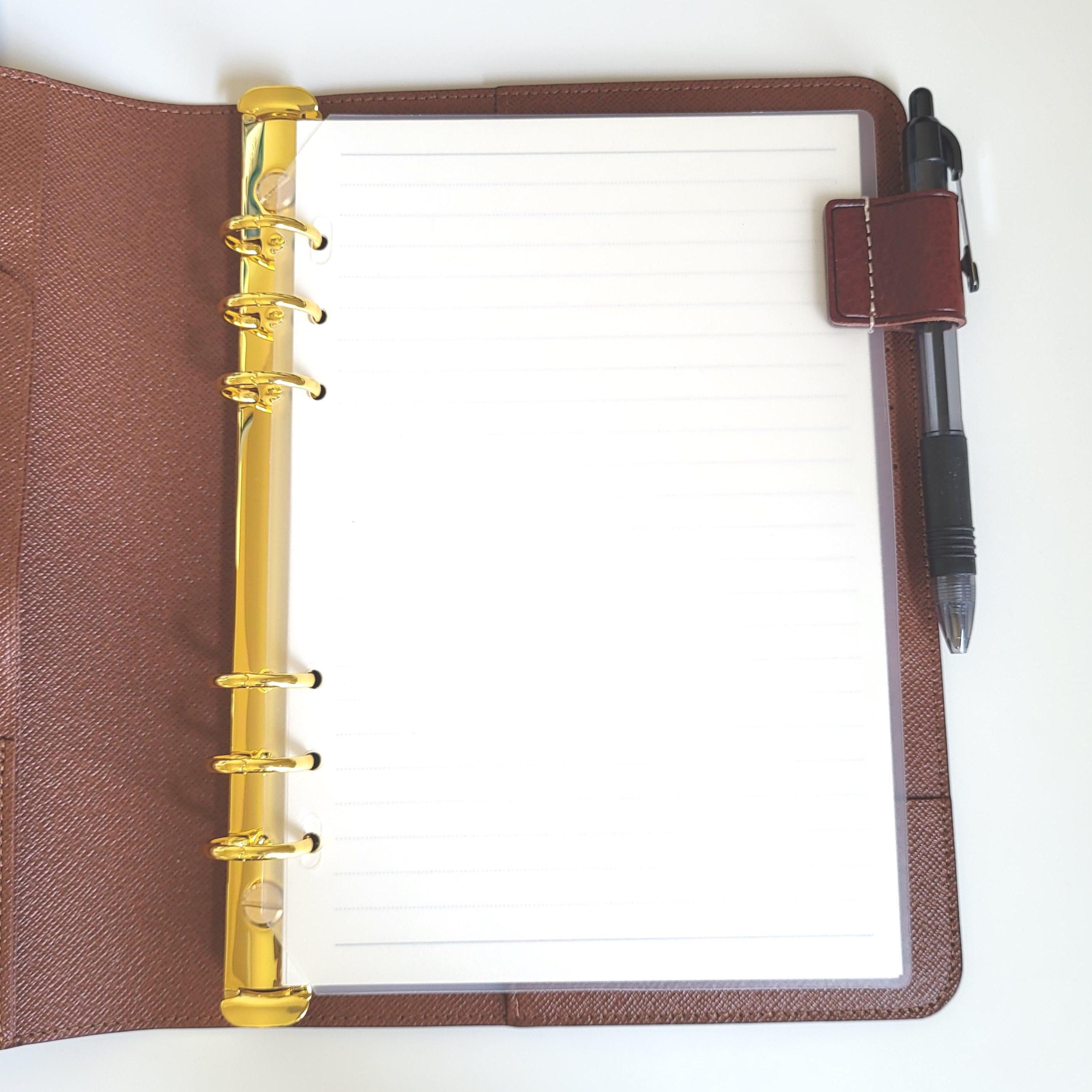 20/30mm A5 Ring Binder for LV Desk Agenda Louis Vuitton Insert