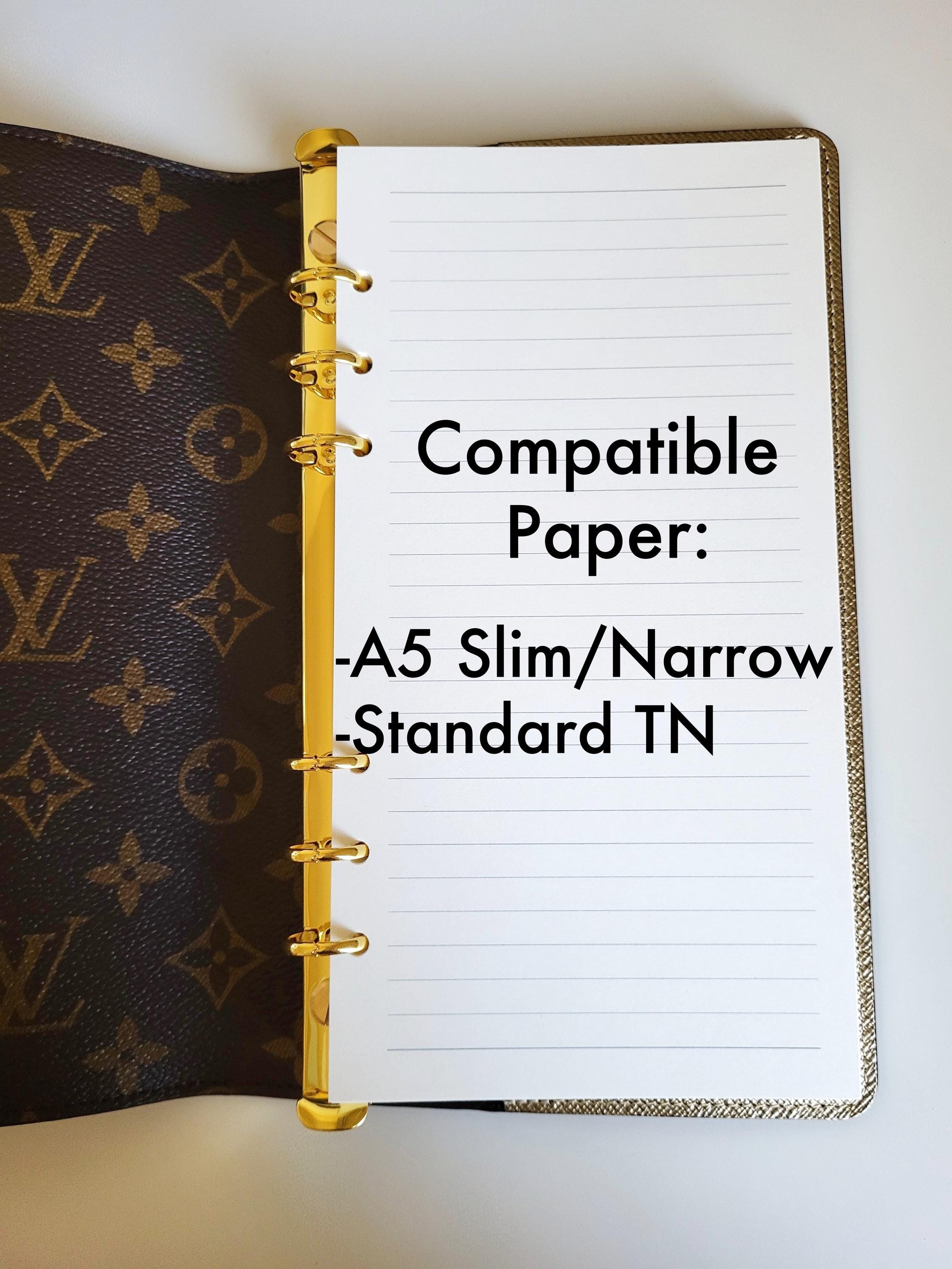A5slim Ring Adapter Insert for LV Louis Vuitton Notebook MM Emily