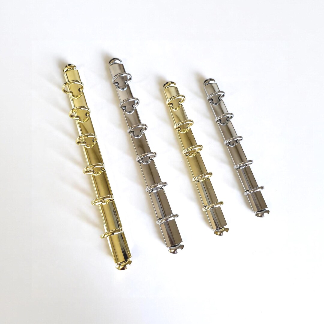 A7, A8/M5 Slim Ring Binder Mechanism, Gold Silver 11mm Ring Replacement ...