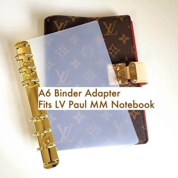 A6 Binder Adapter for LV Paul Notebook MM Insert Louis Vuitton
