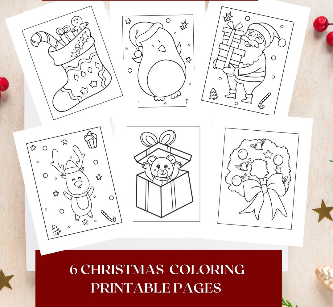 6 Christmas Kids Coloring Printable Pages christmas Kids Activity 6-christmas-kids-coloring-printable-pages-christmas-kids-activity