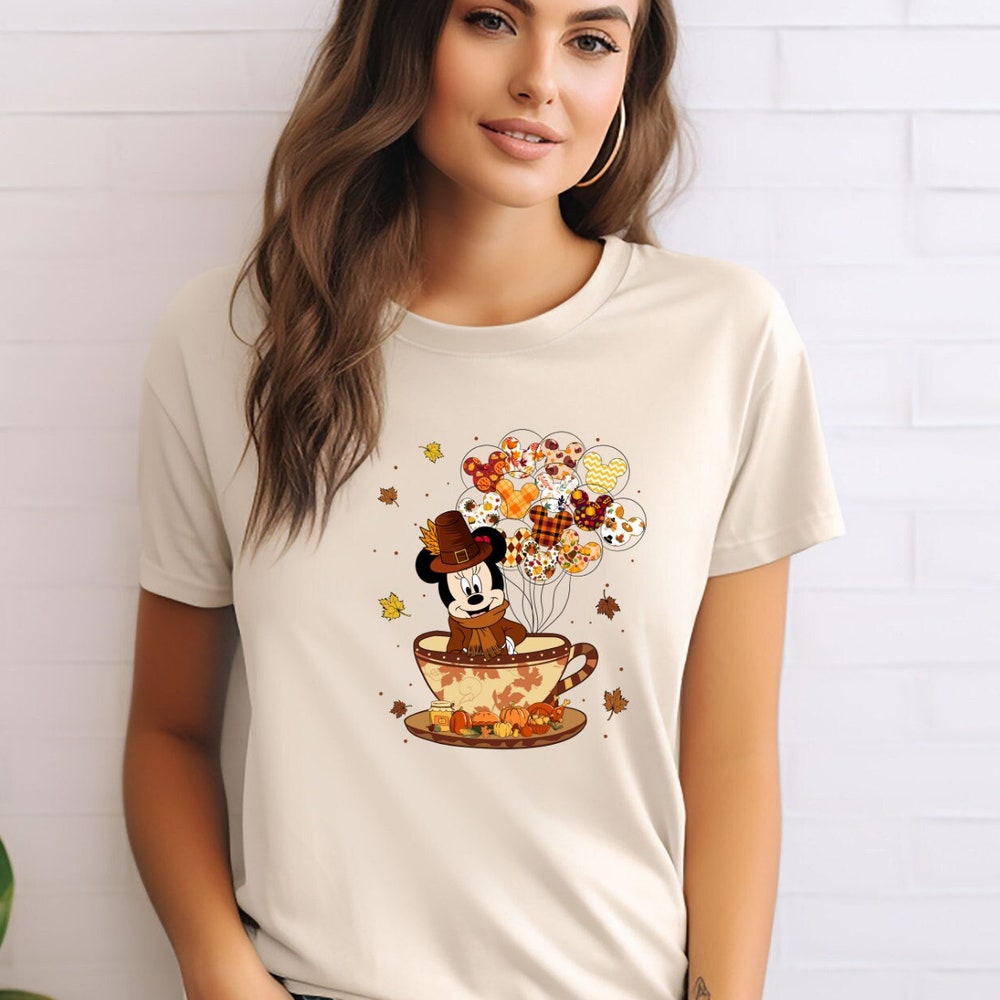 Mickey Mouse Thanksgiving Shirt, Mickey Coffee Fall Thanksgiving Shirt, Vintage Disney Thanksgiving Tee, Disney Thanksgiving Apparel Hoodie Bespoketshirt