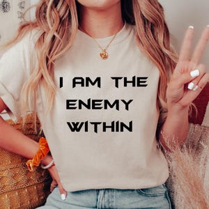 I Am the Enemy Within T-Shirt, Sons of Liberty Leftist Shirt, Liberal Political Shirt, Anti Trump Shirt, Anti Fascism Shirt, Veteran Owned