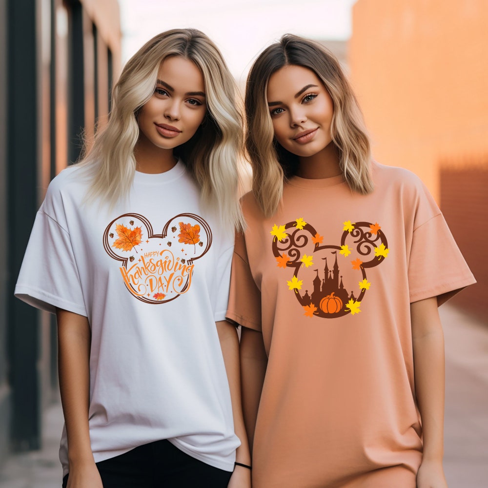 Happy Thanksgiving Shirt, Vintage Disney Thanksgiving Shirt, Disney Thanksgiving T-Shirt, Mickey Mouse Thanksgiving Sweatshirt, Autumn Shirt Bespoketshirt
