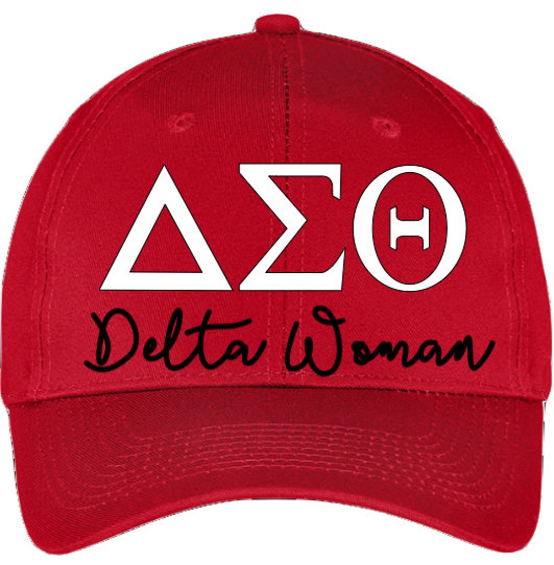 Delta Sigma Theta Hat DST Hat Delta Hat Glitter Delta Hat Etsy