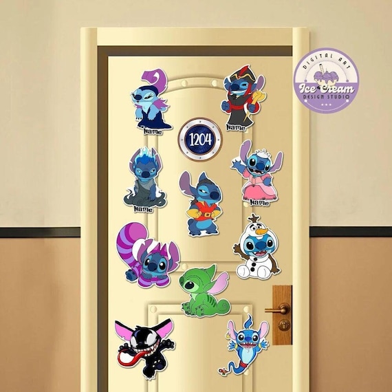 Personalized Stitch Cosplay Disney Cruise Magnet, Disney Villains
