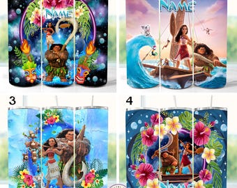 Personalized Disney Moana 2 Tumbler, Moana Hei Hei Pua Simea Moni Matangi, Disney Coffee Cup, Princess Moana Tumbler, Birthday Gifts