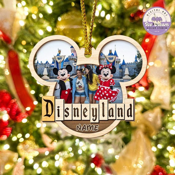 Personalized Disneyland Ornament, Disney Trip 2025 Ornament