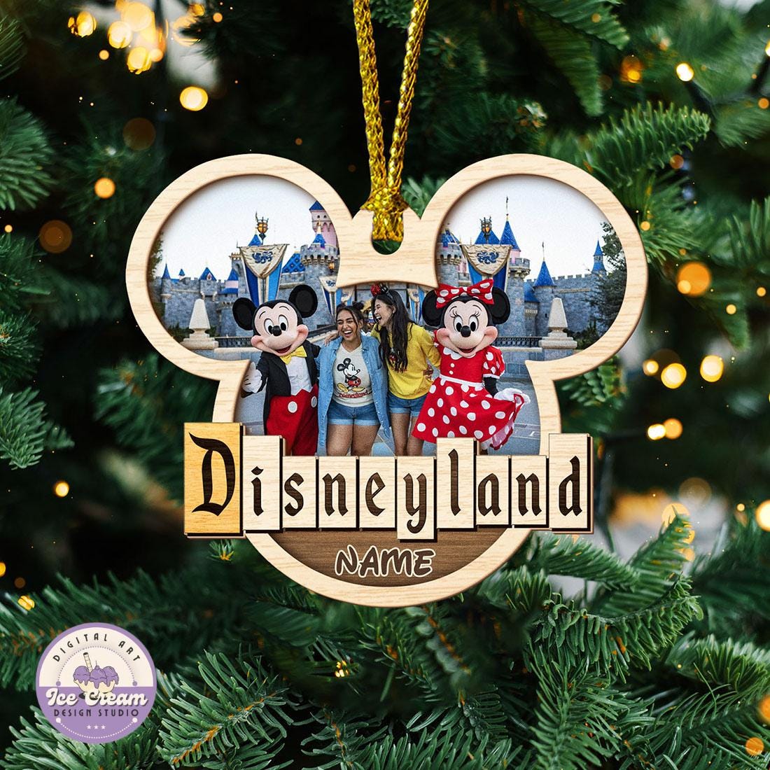 Personalized Disneyland Ornament, Disney Trip 2025 Ornament