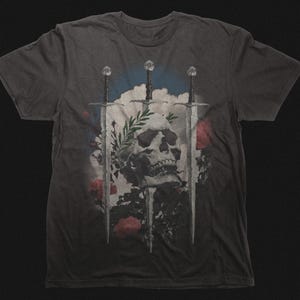 Three Of Swords T-Shirt - Oversized Print