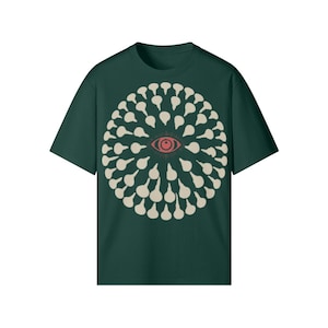 All Seeing Eye - Tshirt Blackish Green