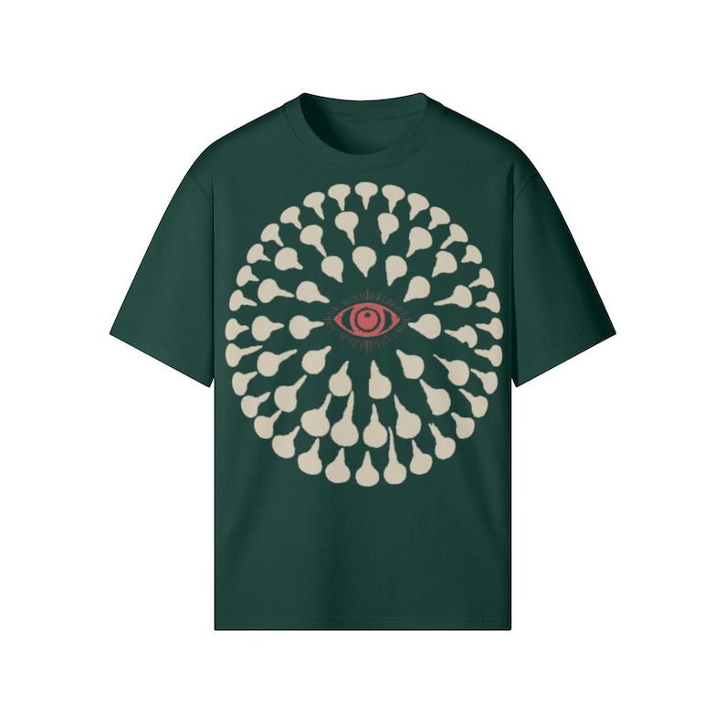All Seeing Eye - Tshirt Blackish Green