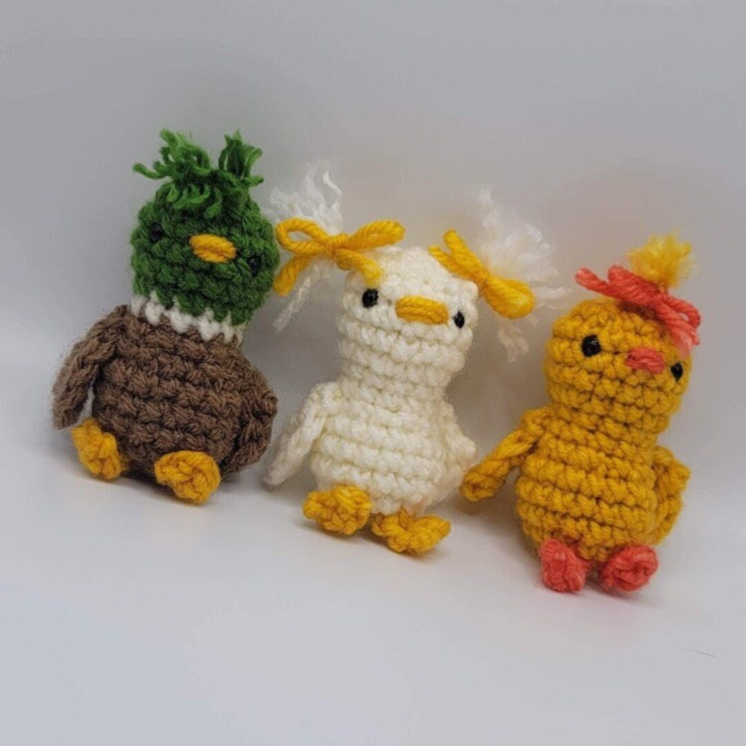 Baby Duck Crochet Pattern Crochet Amigurumi Duck Etsy