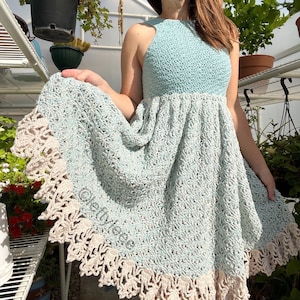 Golden Sand Dress Crochet Pattern