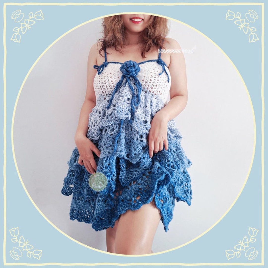 natsu*　1207 Natsu Dress Crochet Pattern Digital PDF - Etsy