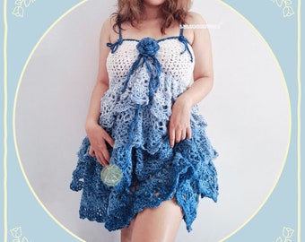 Natsu Dress Crochet Pattern Digital PDF