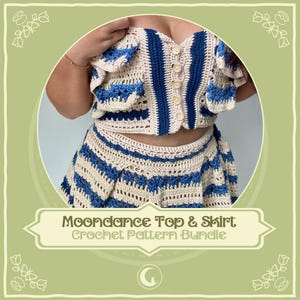 Moondance Top & Skirt Crochet Digital Pattern Bundle
