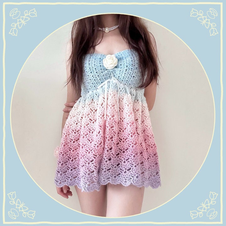 Natsu Dress Crochet Pattern Digital PDF - Etsy