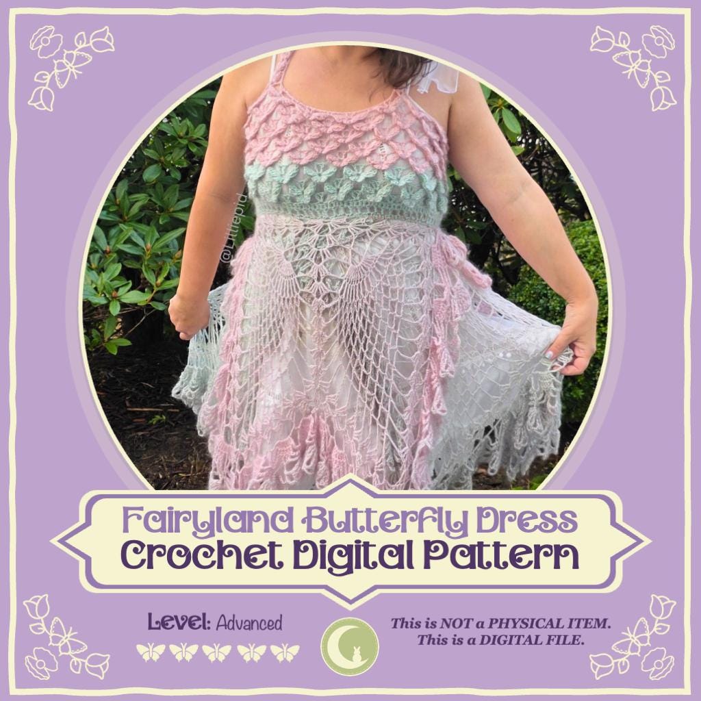crochet butterfly dress pattern The girlies did wonders with my butterfly crochet dress design Tutorial is up on my YouTube channel and written pattern on all my online shops (link in bio) #crochet #shylercrochets #butterfly #crochetersofinstagram #