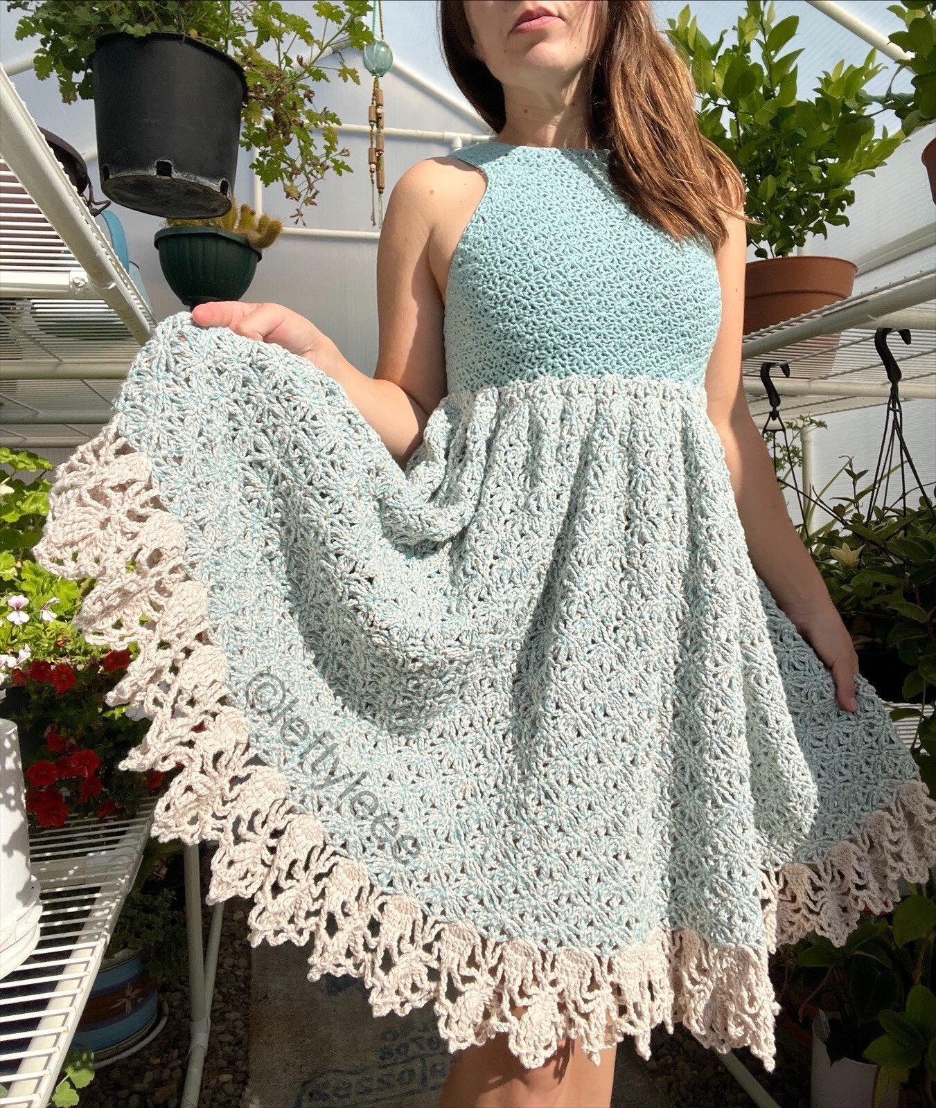 Crochet dress discount