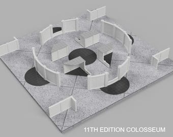 Bakstenen Colosseum-terrein (11e editie versie) 3D-print