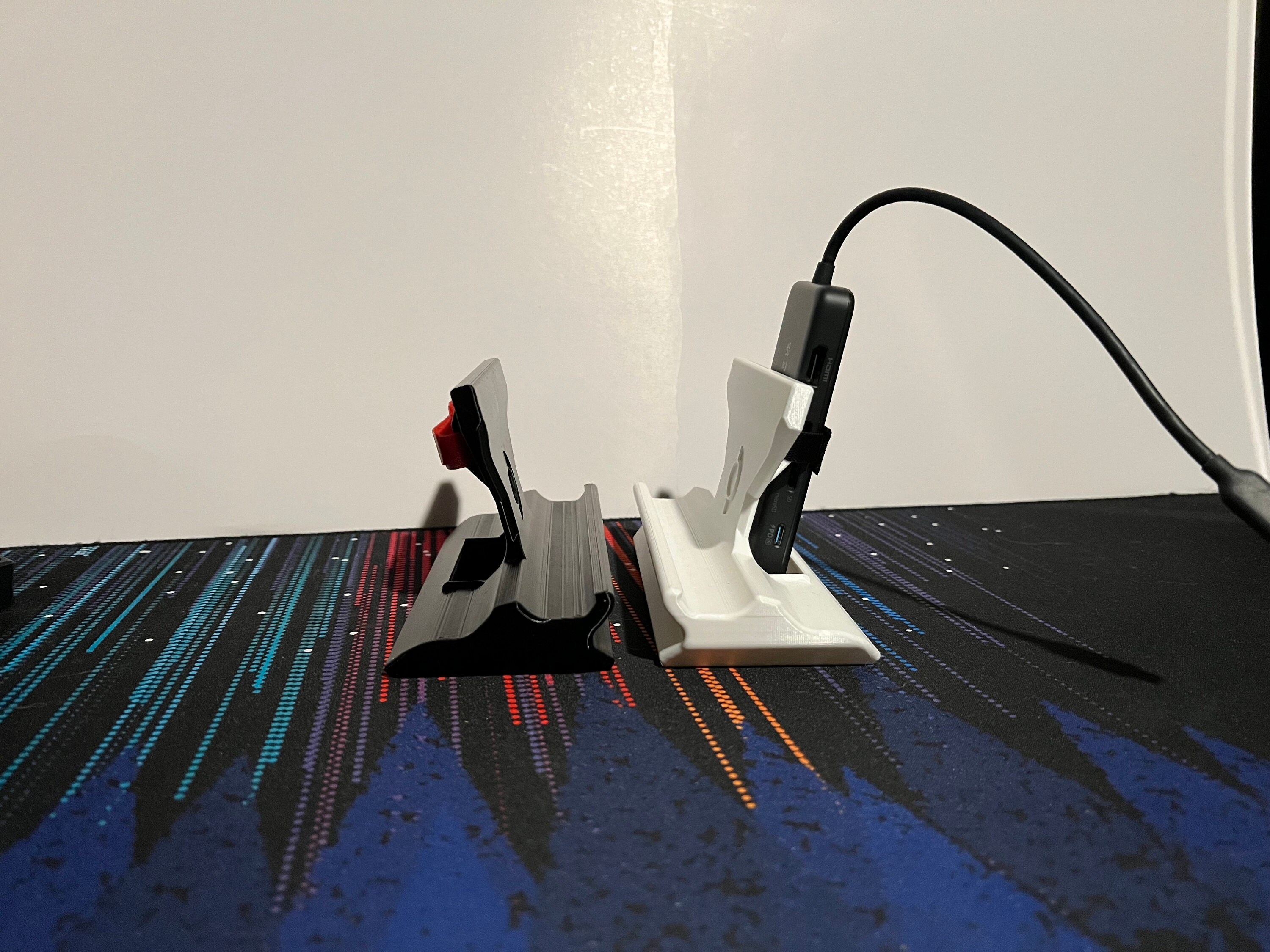 Steam Deck Stand With Adjustable Usb-c Hub Mount - Etsy