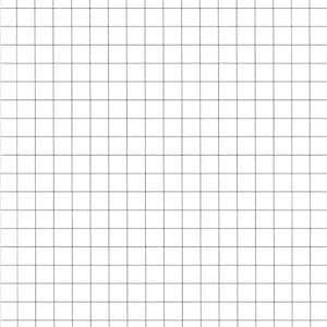 Può includere: Un foglio di carta bianco con un motivo a griglia nero. La griglia è composta da sottili linee nere spaziate uniformemente, creando una serie di quadrati su tutta la superficie. La carta è pulita e senza segni.