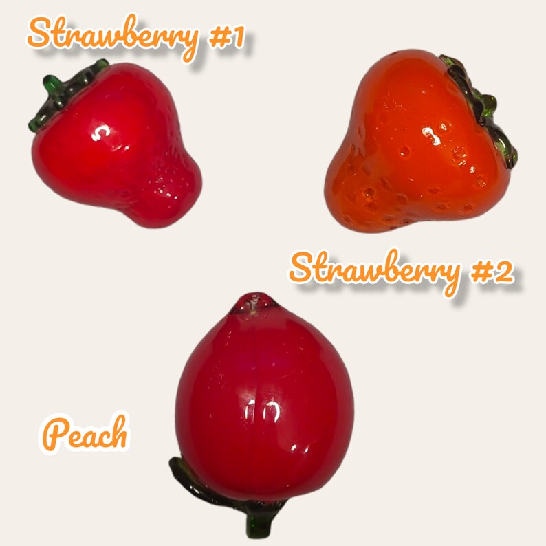 Vintage Murano Style Hand Blown Glass Fruit & Vegetables Etsy