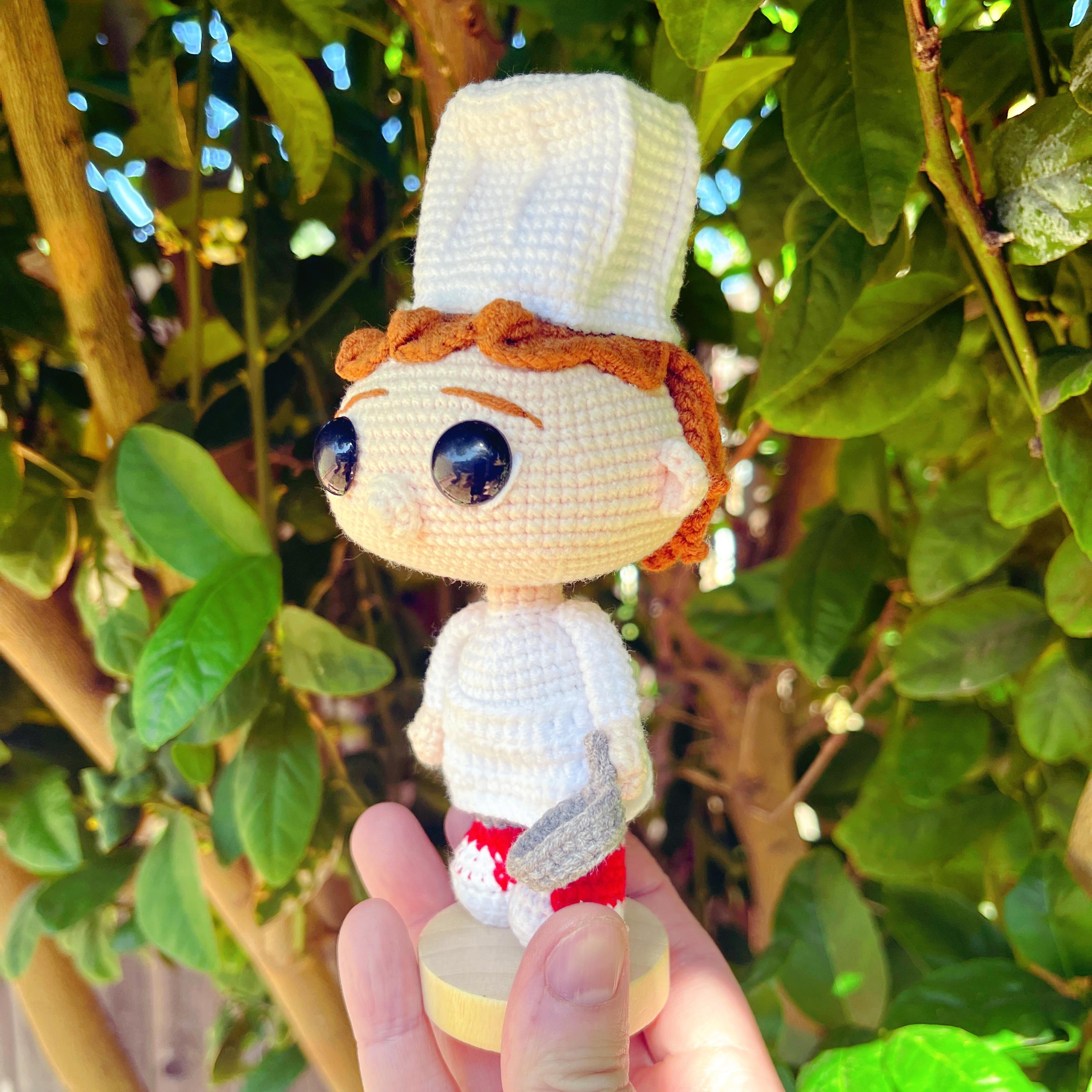 Crochet Ratatouille Remy & Chef Skinner Set | Handmade Amigurumi Pixar ...