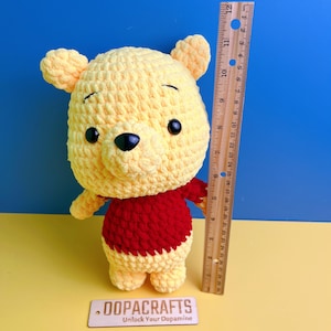 Crochet Winnie the Pooh Doll: Chenille Amigurumi Plush