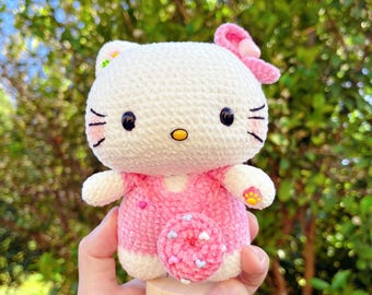 サンリオ　ハローキティ　編ぬいぐるみ　ニット　チューリップ　編みぐるみ サンリオ ハローキティ 編ぬいぐるみ ニット チューリップ 編みぐるみ