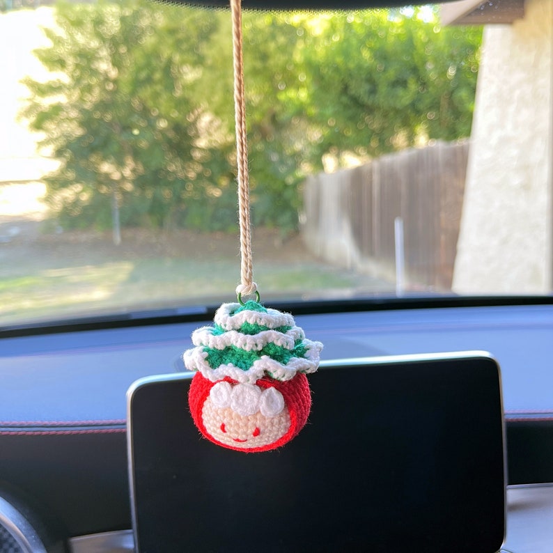 Moose Car Christmas Decor Moose Crochet Car Accessories Etsy